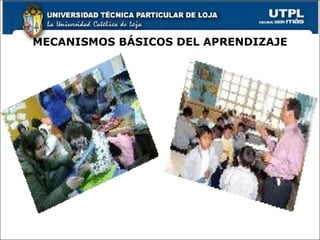 MECANISMOS BÁSICOS DEL APRENDIZAJE 