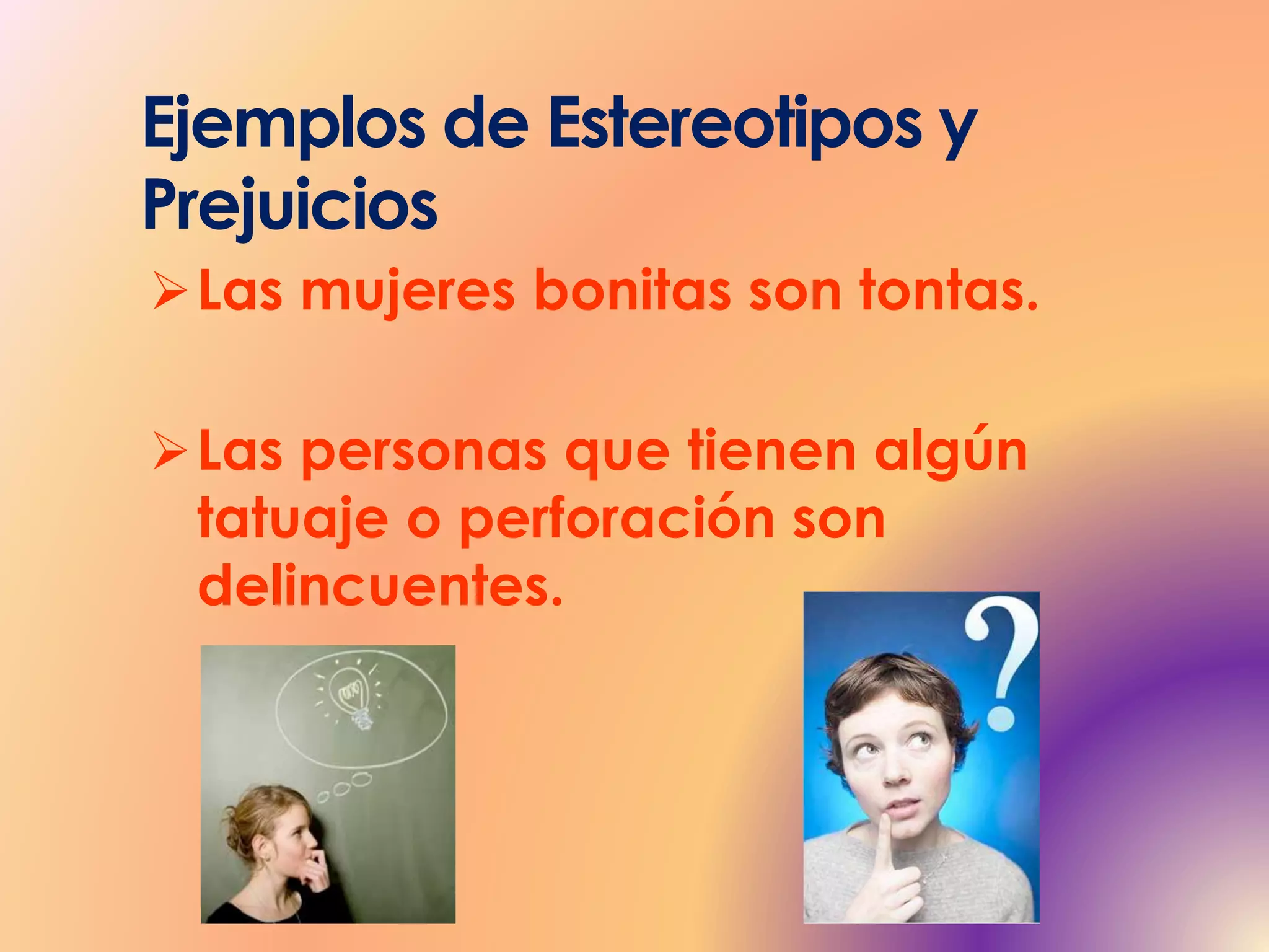 Estereotipos y Prejuicios | PPSX