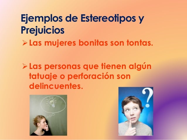 Estereotipos y Prejuicios