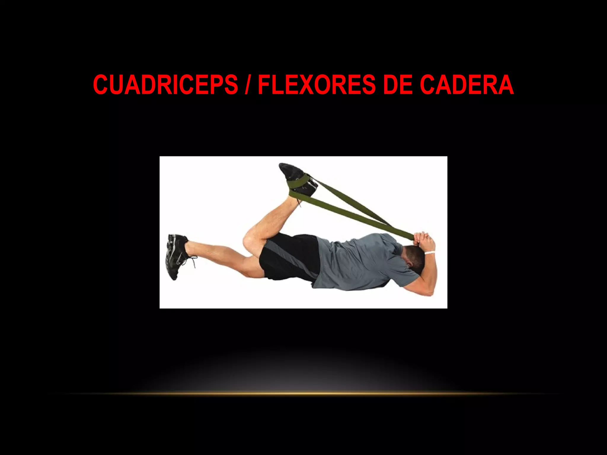 CUADRICEPS / FLEXORES DE CADERA
 