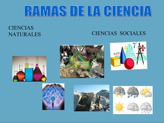 CIENCIAS
NATURALES
CIENCIAS SOCIALES