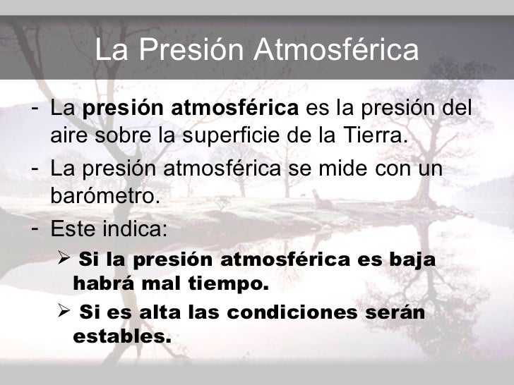 Los Factores Del Tiempo