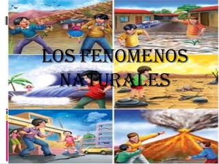 LOS FENOMENOS
  NATURALES
 