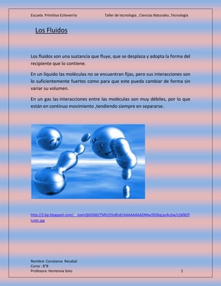 Escuela Primitiva Echeverria Taller de tecnologia , Ciencias Naturales ,Tecnologia
Nombre: Constanza Recabal
Curso : 8°B
P...