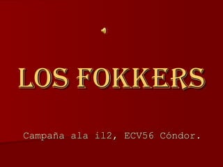 LOS FOKKERS Campaña ala il2, ECV56 Cóndor. 