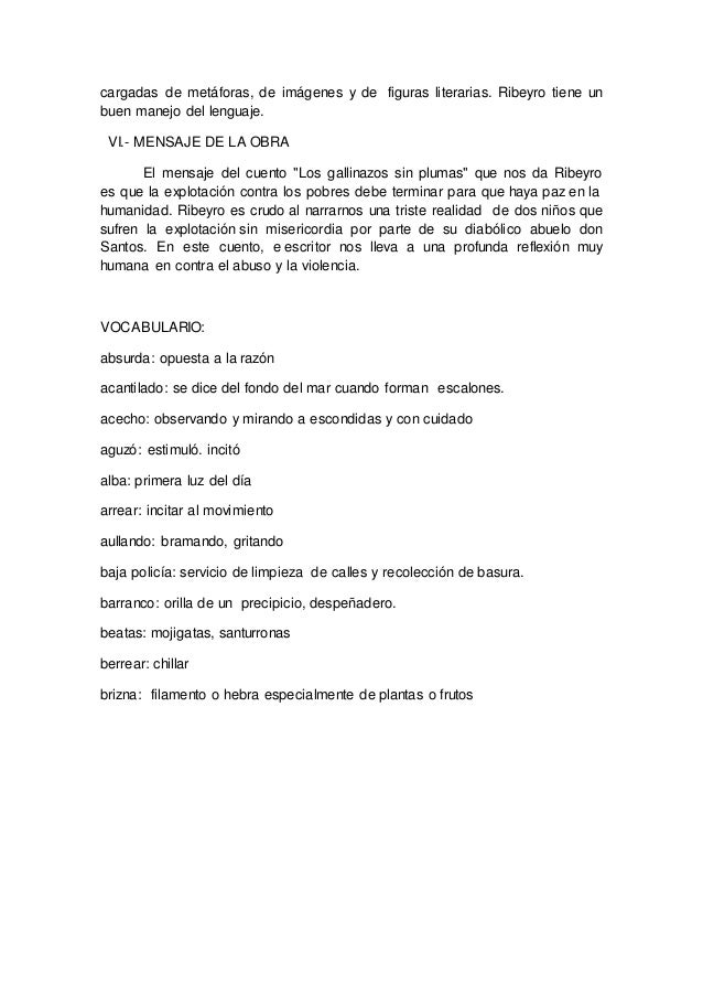 preguntas inferenciales de gallinazos sin plumas los gallinazos sin plumas preguntas inferenciales de gallinazos sin plumas los gallinazos sin plumas