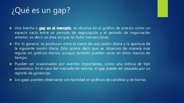 Que es gap en forex