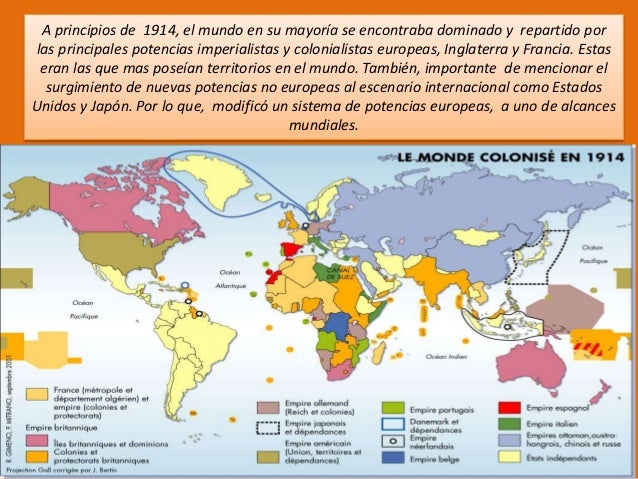 Los grandes conflictos mundiales del siglo xx, la Primera