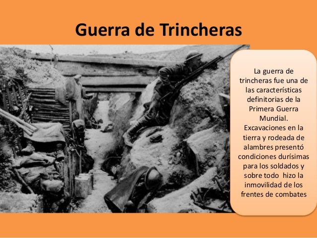 Los grandes conflictos mundiales del siglo xx, la Primera