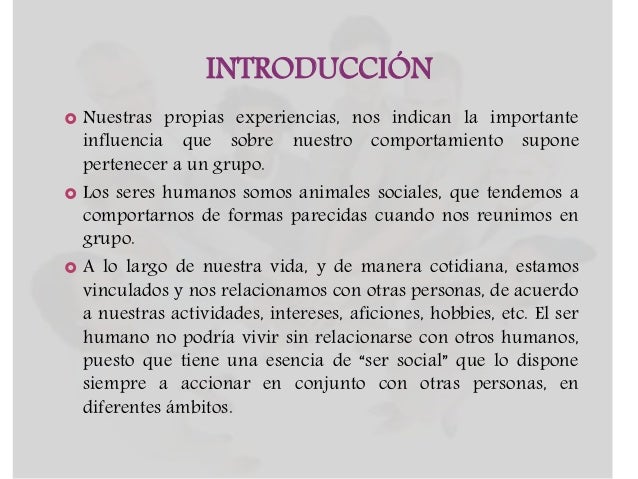 Los Grupos Y Su Importancia