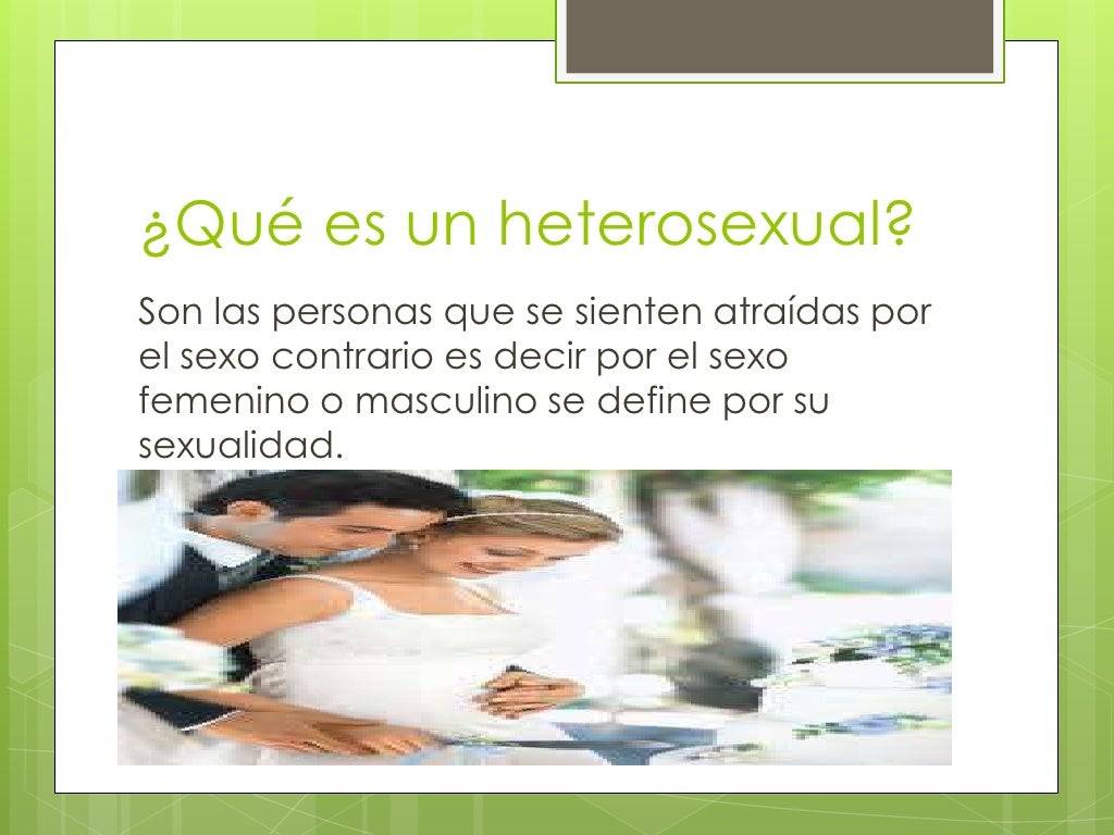 Los heterosexuales ernesto
