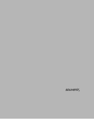 souvenir,
 