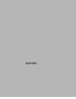 Apunten,
 