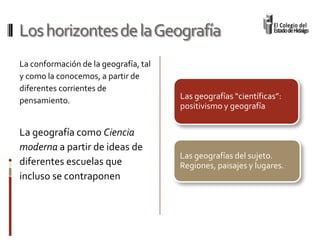Los horizontes de la geografía | PPSX