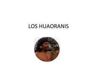 LOS HUAORANIS 