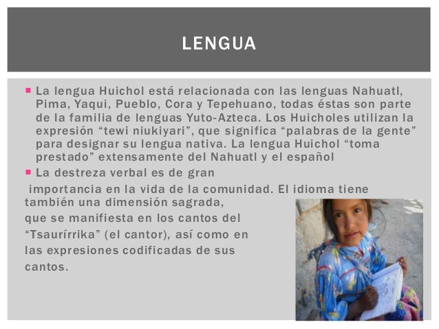 Cómo Es La Lengua De Los Huicholes es.slideshare.net