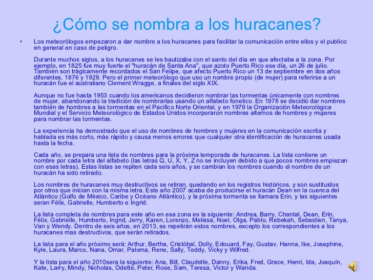 Los Huracanes