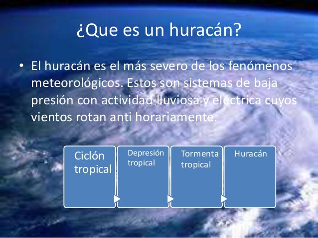 Los huracanes