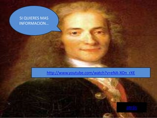 SI QUIERES MAS
INFORMACION…




             http://www.youtube.com/watch?v=eNA-XOn_rXE




                                                  atrás
 