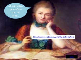 Mira el video
 que señalo
  con mi
   dedo…




                http://www.youtube.com/watch?v=oYTi3KGWuIc




                                                     atrás
 