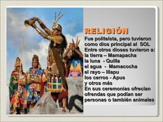 Los incas | PPS