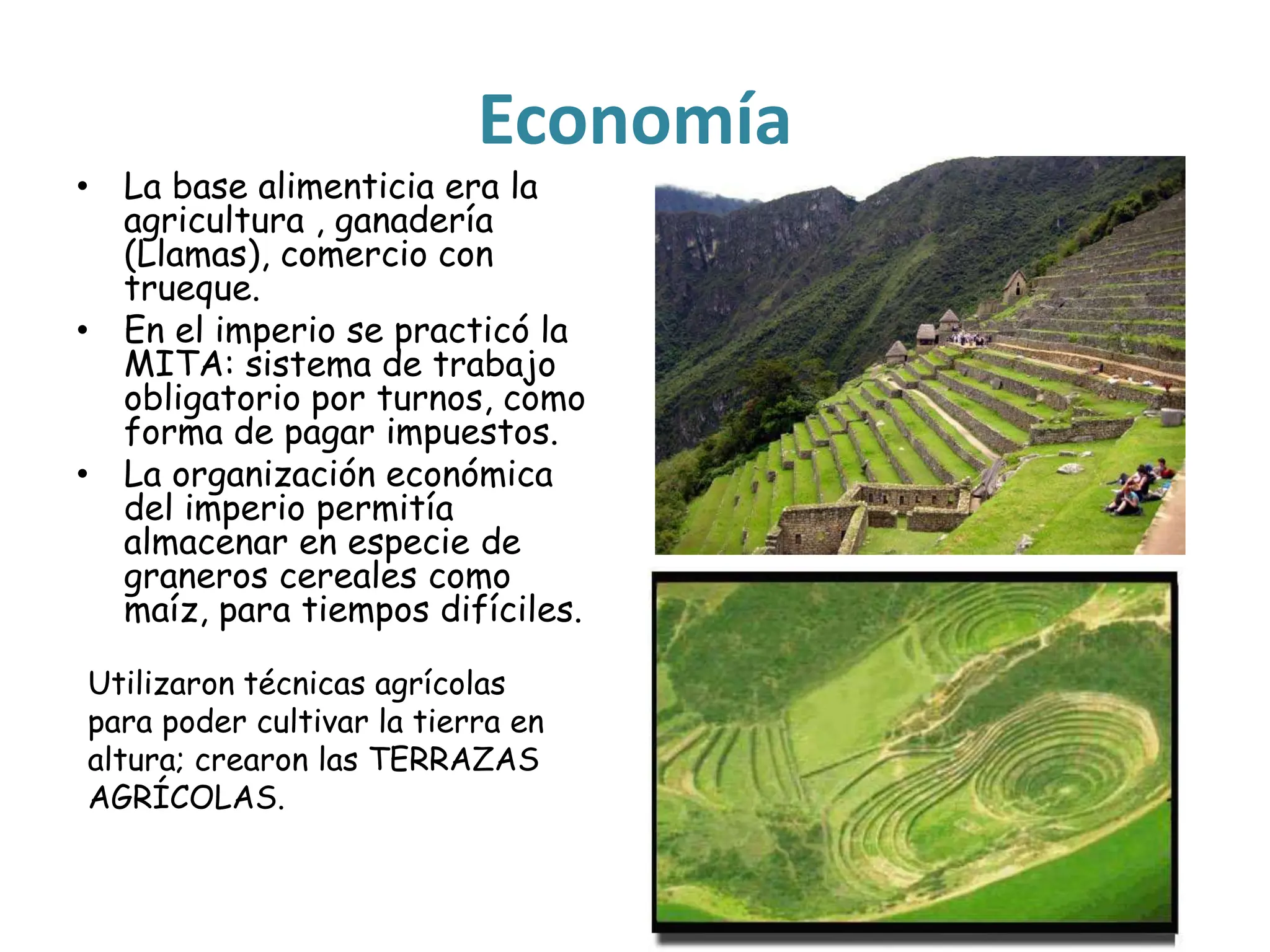 Los Incas imperio desarrollo orígenes y distribución | PPT