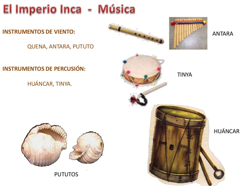 Resultado de imagen de instrumentos incas