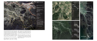 The lower Mississippi River corridor has become
the sacrifice zone for the oil industry. Traditionally
a sacrifice zone refers to the agricultural practice
of deliberately degrading one area of land to
increase productivity in another, But scholars
have begun using the term in explicitly accusatory
ways to refer to areas degraded by modern
industrial societies in pursuit of economic gain.
Transportation and resources has shaped french
land development in this area of Louisiana.
Starting along the bayou with the arpent
LAKE PONTCHATRAIN
NEW ORLEANS
BONNIE CARRIE
SPILLWAYMISSISSIPPI
RIVER
LEEVILLE
PORT FOURCHON
GRAND ISLE
GOLDEN MEADOW
GALLIANO
CUT OFF
LAROSE
CAERNARVON
DIVERSION
BARATARIA BAY
I-10
LA-61
LA-1
LEEVILLE SACRIFICE ZONE
LEVEES
NAVIGABLE WATER WAYS
EVACUATION ROUTES
AIRPORTS
RIVER CONTROL INFRASTRUCTURE
CELL TOWERS
TELECOMMUNICATION INFRASTRUCTURE
OIL INDUSTRY INFRASTRUCTURE
POLITICAL BOUNDARIES
TRANSPORTATION INFRASTRUCTURE
HELIPORTS
OIL AND GAS WELLS
OIL AND GAS PIPELINES
MILITARY BASES
`USACE PORTS
OIL AND GAS PLATFORMS
Place or area with clustered or scattered
buildings and a permanent human
population (city, settlement, town, village).
A populated place is usually not
incorporated and by definition has no legal
boundaries. However, a populated place
may have a corresponding "civil" record,
the legal boundaries of which may or may
not coincide with the perceived populated
place. Distinct from Census and Civil
classes.
US BOARD OF GGEOGRAPHIC NAMES
“POPULATED PLACES”
system land was divided perpendicular to the
bayou stretching out to grasp the breadth of
the landscape to maintain equal access to all
resources embedded within the ground section.
Moving from transportation on the bayou, the
high ground allowed for housing structures to
be elevated from flood waters, then a flexible
slope allowing for farming in drier seasons and
trapping in wetter one.
PUBLIC LAND SURVEY SYSTEM
BAYOU
20 ARPENT
40 ARPENT
BACKSWAMP
LA-1
HWY 3235
LEVEE
SALTWATER
MARSH
ARPENTS REALIGNED
LEEVILLE
PORT FOURCHON
GOLDEN MEADOW
 