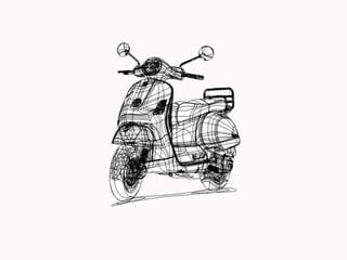 voltando para casa ele caiu em um buraco na estrada, feito por um dos
     vários bombardeios empregados pelas forças aliadas nas estradas
     italianas que as deixaram em frangalhos, e luxou o pé. Esperando
atendimento veio a grande idéia da sua vida. O Buraco era a salvação. Ele
  não queria mais voltar para a casa a pé (Estrada não dava para passar
carros, não tinha gasolina ) .... Também não queria se sujar (Bicicletas ou
 motos nas estradas empoeiradas e lameadas acabariam com seu terno
além dos buracos acabar com os pneus e mecânica de ambas certamente
  ficaria na estrada quebrado).... Por isso começou a projeto um veículo
 que aguentasse o tranco.... a solução era usar peças dos trem de pouso
     dos bombardeiros que a fabrica dele produzia que não tinha mais
utilidade para não furar ou quebrar. Também, usar a lataria da fuselagem
 para criar um anteparo para o proteção da sujeira. Um motor 2 tempos
leve e de baixo consumo resolveria o problema da gasolina. Além disso a
    posição deveria facilitar o uso unisex, ou seja, a brincadeira deveria
poder levar meninas de saia.... Taí ao lado a mágica do Buraco do Piaggio
   !!!! A Vespa !!!! Um veículo lindo, de Design, que é cultuado até hoje
                       feito de restos !!!!! Do Lixo !!!!!
 