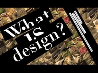 Por isso temos que uma vez por todas
   acreditar que tudo na nossa vida é
 Design ..... Nem tudo é bom Design ......
Mas tudo é Design... Não adianta termos
idéias se não as materializamos... não as
   damos vida .... não as trazemos ao
   mundo.... Desde a machadinha do
 homem das cavernas até a Vesta,..... a
    maneira que sae veste, que faz a
        barba.... Tudo é Design.....
 