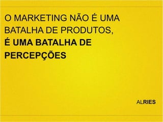 Nosso MKT não pode se basear em
produtos..... ele tem que se basear
   em percepções humanas...
         experiências....
 