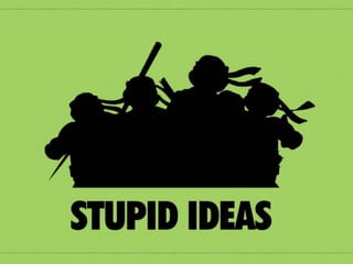 Tem que estar abertas pois a Idéias Estupidas de 10
   anos atrás (Especialista) pode ser a realidade de
   hoje. Devemos amar idéias idiotas !!!! Devemos
 amar Idéias Estupidas .... Lembrem do Alemão que
 apresentou aquela palestra louca que nem alemão
era.... Imaginem se ele vende para vocês a idéia que
    iria ensinar altos executivos com um palitó todo
 remendado, falando com sutaque alemão (O cara é
     de Nova Iguaçu), fazendo mágica. O que vocês
  fariam ? Acreditariam nele ? Levariam ele a sério ?
Pois é... Não !!!! Não levariam.... Um dia alguém não
         levou a sério esta ideia aqui também....
 
