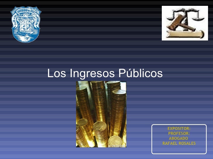 Los ingresos publicos. tema 2