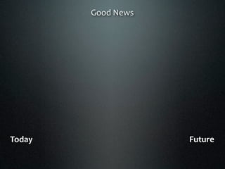 Good News




Today               Future
 
