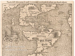 ..
D. 26 Primer mapa
de Américo Vespucio.
 