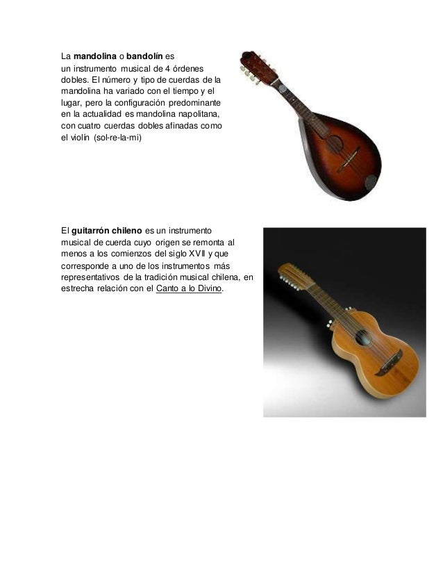 Los instrumentos de cuerdas