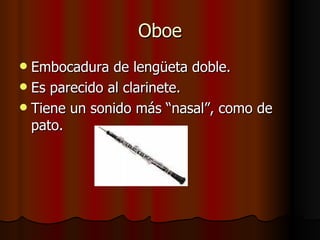 Los Instrumentos De Viento Madera | PPT