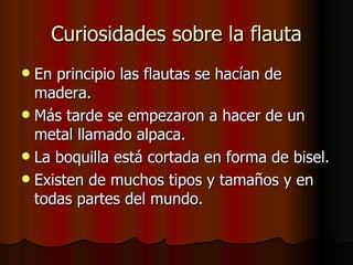Los Instrumentos De Viento Madera | PPT