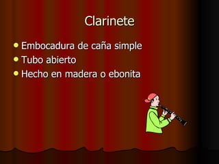 Los Instrumentos De Viento Madera | PPT