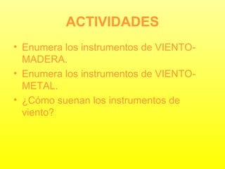 Los instrumentos musicales | PPS