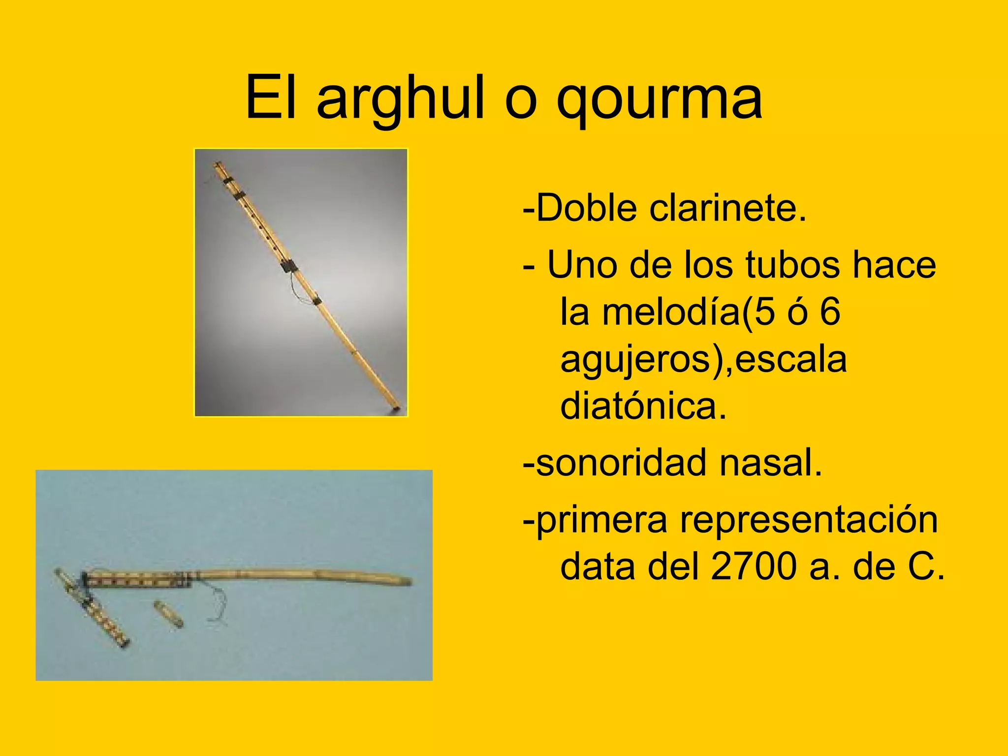 Los instrumentos musicales en egipto | PPT