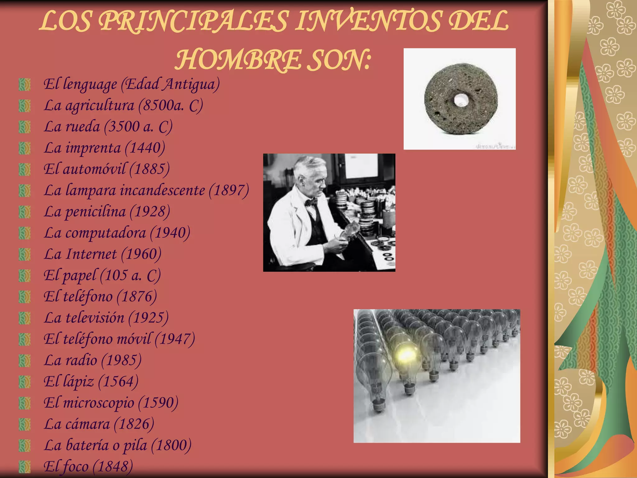 Los inventos del hombre | PPT