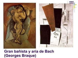 Gran bañista y aria de Bach (Georges Braque) 