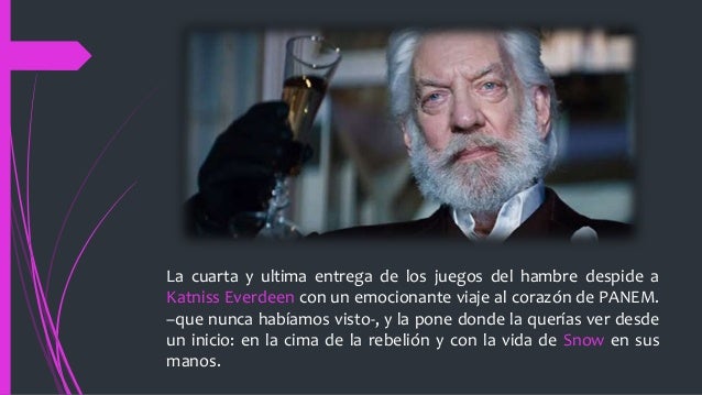 Los Juegos Del Hambre Sinsajo El Final