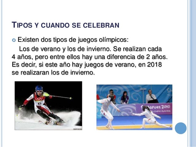 Los juegos olímpicos