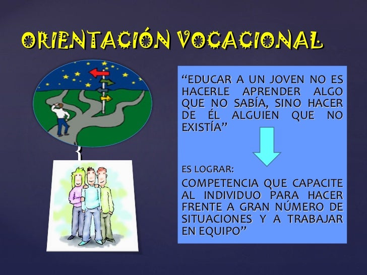 Los jóvenes y la orientación vocacional