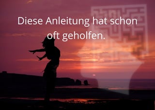 Diese Anleitung hat schon
oft geholfen.
 