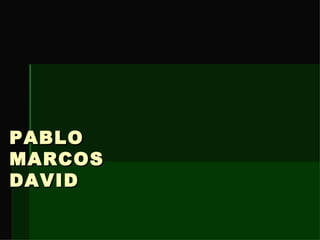 PABLO MARCOS DAVID 