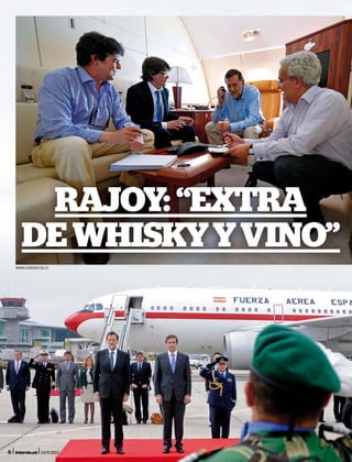 Rajoy: “extra
       de whisky y vino”
    www.lamoncloa.es




6   interviu.es 24/9/2012
 