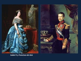 Isabel II y Francisco de Asís